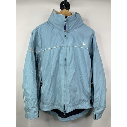 Vintage Women’s Light Blue Nike ACG Outer Layer 3 Outerwear Jacket Sz L (12-14)
