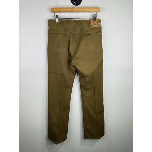 Mens Vintage Lee Riders Brown Jeans Sz 33