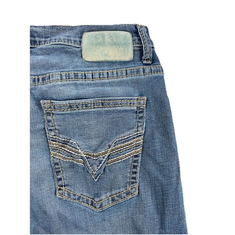 Men’s BKE Tyler  Relaxed Straight Light Wash Blue Jeans Size 32x32