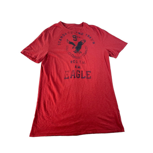 Mens American Eagle Red T Shirt Size XLT