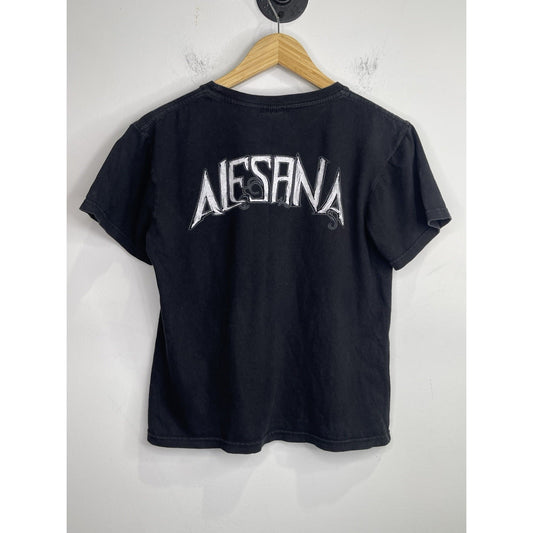 Adult Vintage 2007 The Emptiness Alesana Offical Band Graphic Black T Shirt Sz S