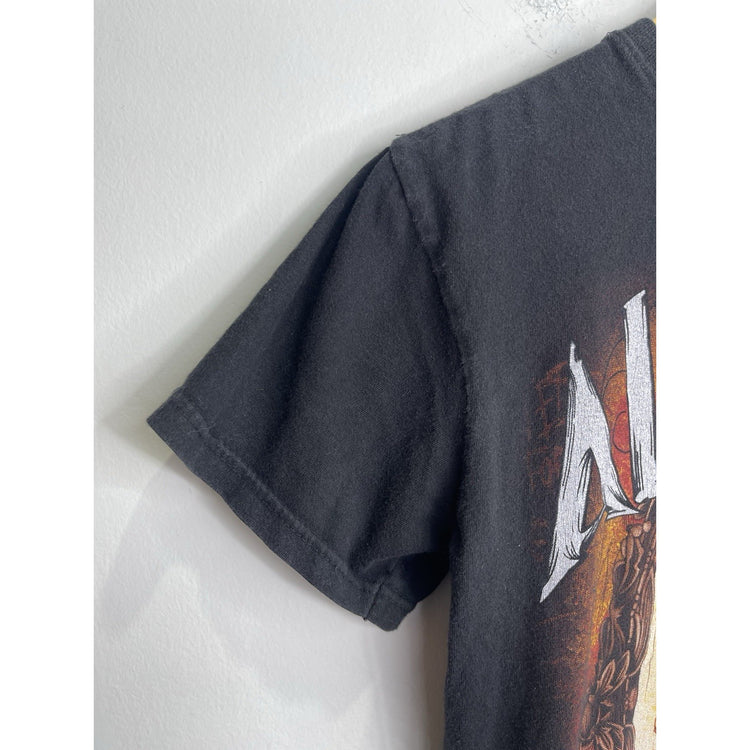 Adult Vintage 2007 The Emptiness Alesana Offical Band Graphic Black T Shirt Sz S