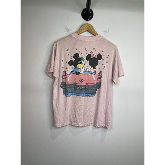 Vintage 1980s Mickey And Minnie Florida T-shirt Size L