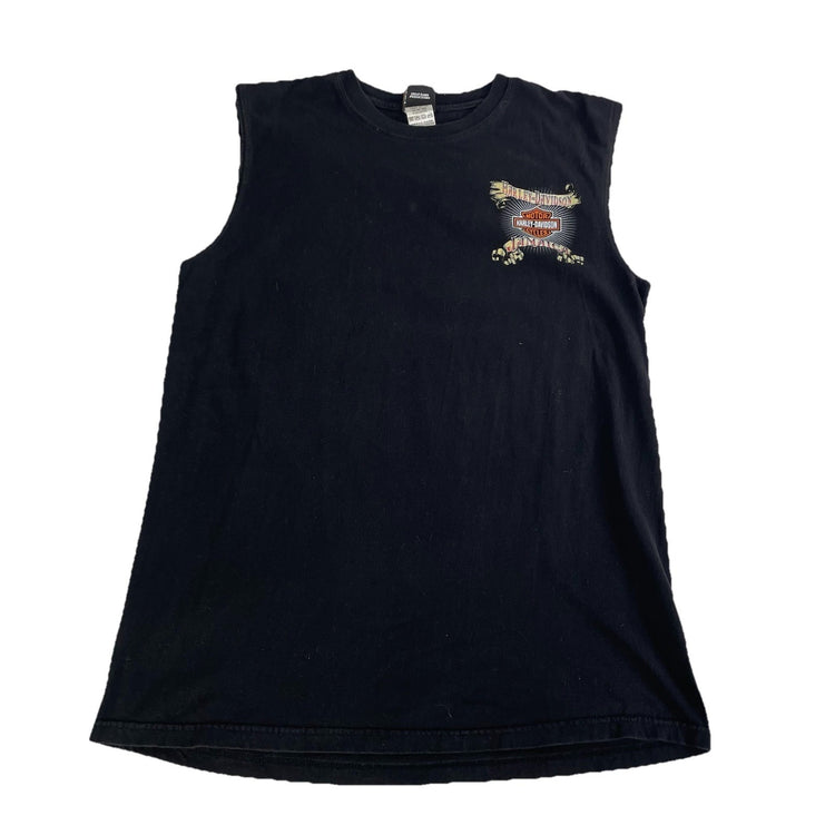Mens Harley Davidson Motorcycle Black Jamaica Tank Size Xl