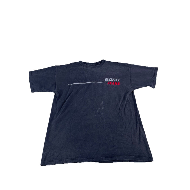 Mens Boss Jeans Black T Shirt Size XL