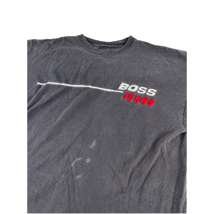 Mens Boss Jeans Black T Shirt Size XL