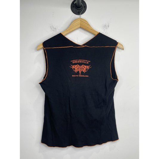 Women’s Harley Davidson Holoubek Black Tank Top Shirt South Carolina Sz 2x