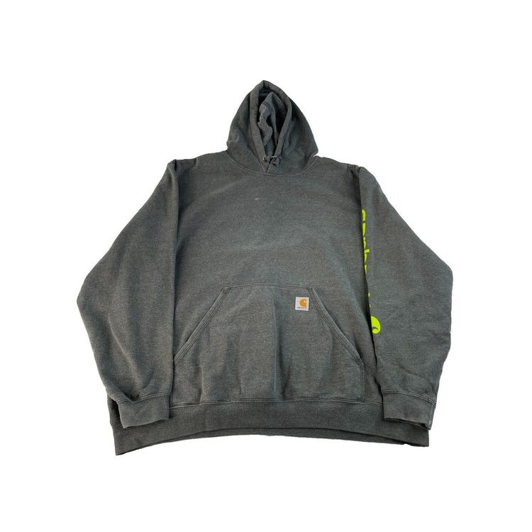 Mens Carhartt Gray Original Fit Hoodie Size 2XL
