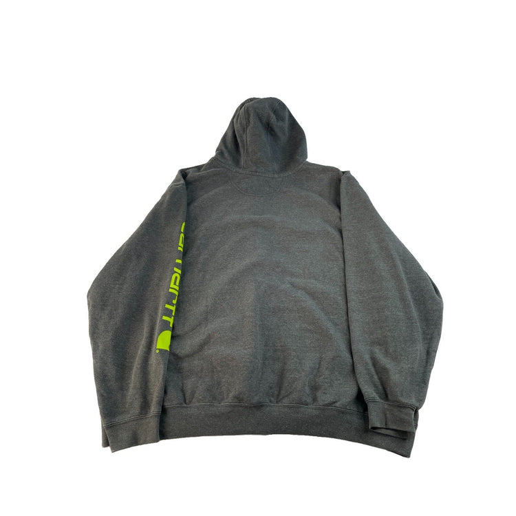 Mens Carhartt Gray Original Fit Hoodie Size 2XL