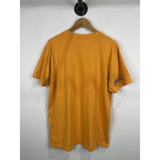 Men’s Y2K Vintage FoxHead FOX Motorsports BMX Orange Graphic T-shirt Sz XL