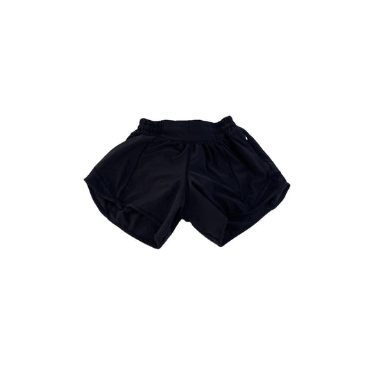 Women's Lululemon Athletic Running Shorts Black Size 2 Tall