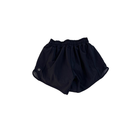 Women's Lululemon Athletic Running Shorts Black Size 2 Tall