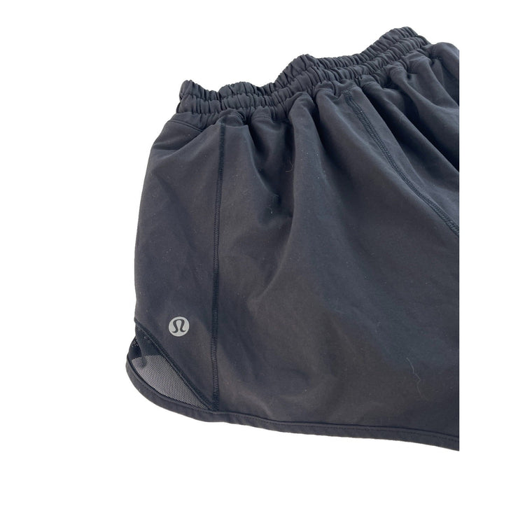 Women's Lululemon Athletic Running Shorts Black Size 2 Tall