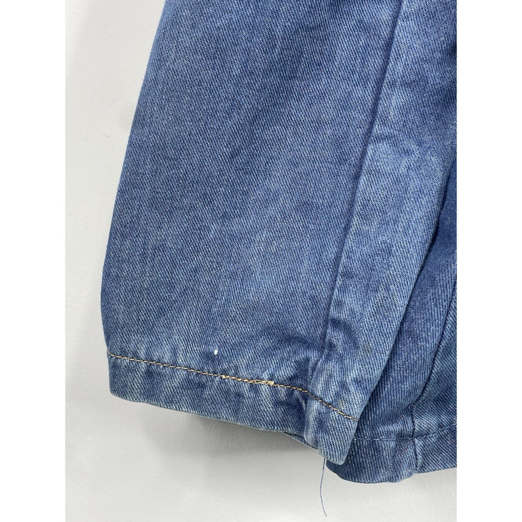 Vntg Womens Sears Fashion Japan 60’s Denim Jean Jacket Blue Womens Sz 16 Blazer