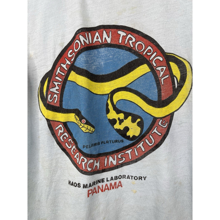 Men’s Vintage 90s Smithsonian Tropical Research Institute Panama T Shirt Sz S