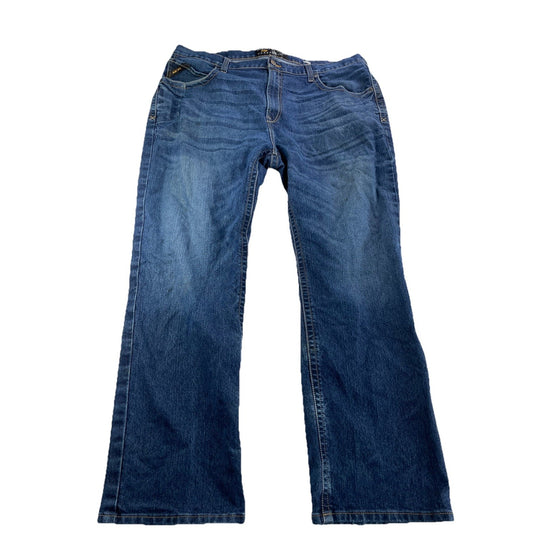 Men’s Ariat Rebar Relaxed Boot Denim Blue Jeans Size 44x32