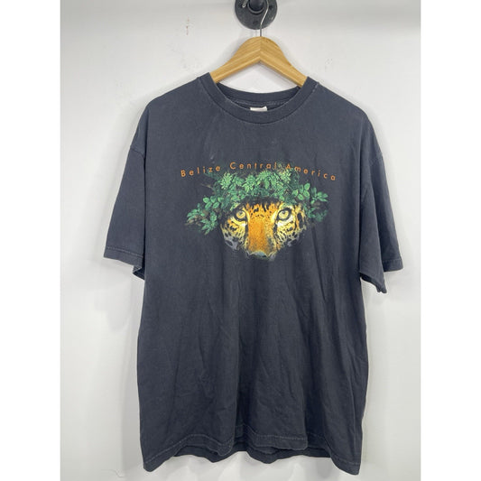 Vintage 2000s Tiger Nature Shirt Size Xl