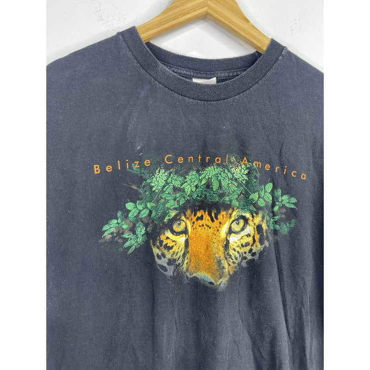 Vintage 2000s Tiger Nature Shirt Size Xl