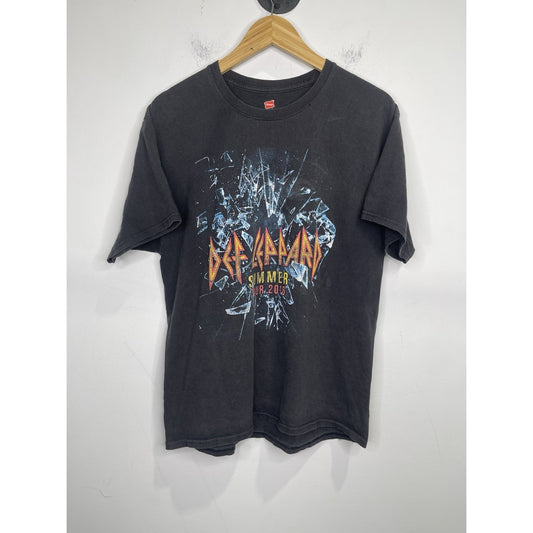 Def Leppard Summer Tour 2016 Concert Rock Band T Shirt Men’s Size Large