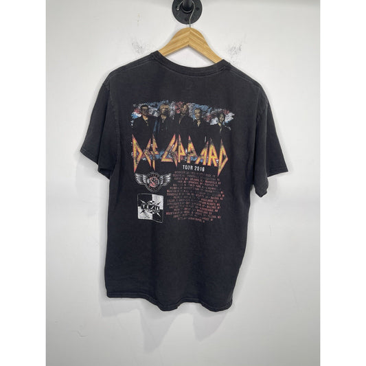 Def Leppard Summer Tour 2016 Concert Rock Band T Shirt Men’s Size Large