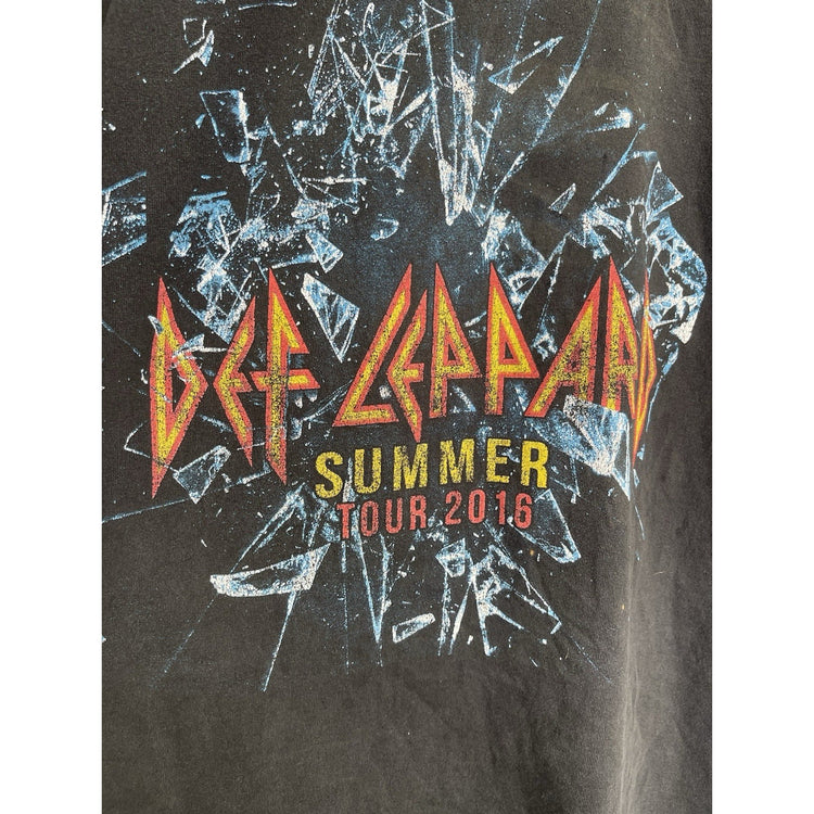 Def Leppard Summer Tour 2016 Concert Rock Band T Shirt Men’s Size Large