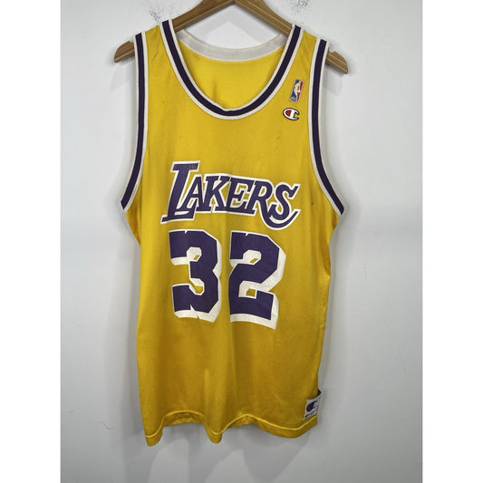 Men’s Vintage Champion Magic Johnson #32 Los Angeles Lakers Jersey - Size 48