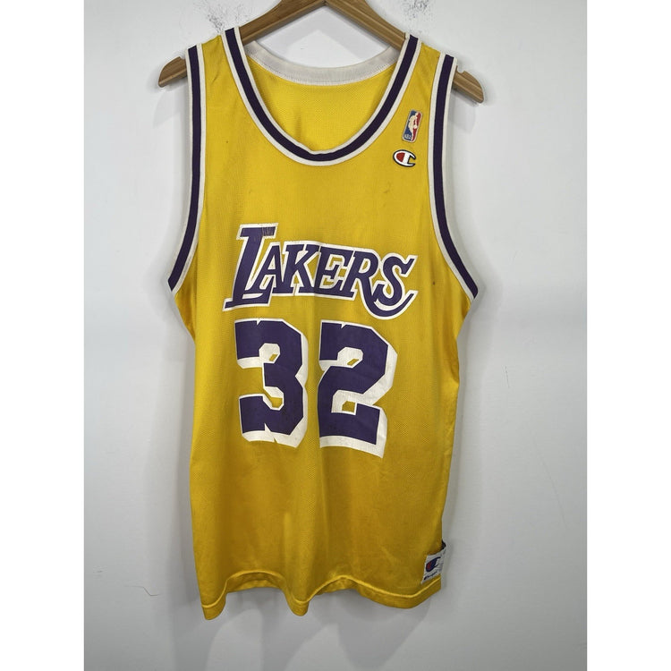 Men’s Vintage Champion Magic Johnson #32 Los Angeles Lakers Jersey - Size 48