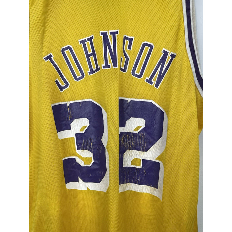 Men’s Vintage Champion Magic Johnson #32 Los Angeles Lakers Jersey - Size 48