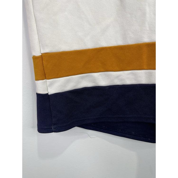 Men’s Vintage Nike Hockey Blue, White And Yellow Jersey Sz XL