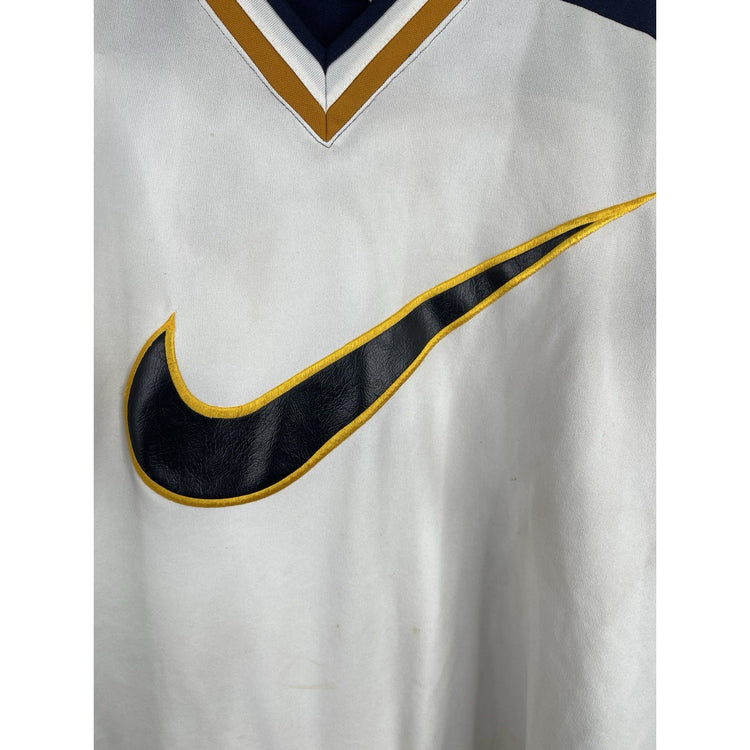 Men’s Vintage Nike Hockey Blue, White And Yellow Jersey Sz XL