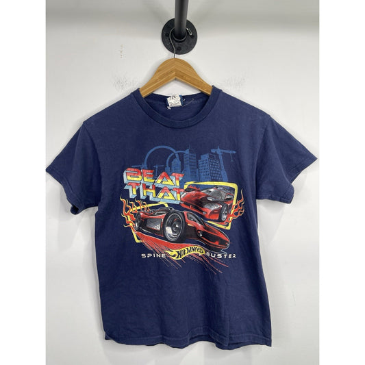 Hot Wheels 2008 Blue T-shirt Boys Large