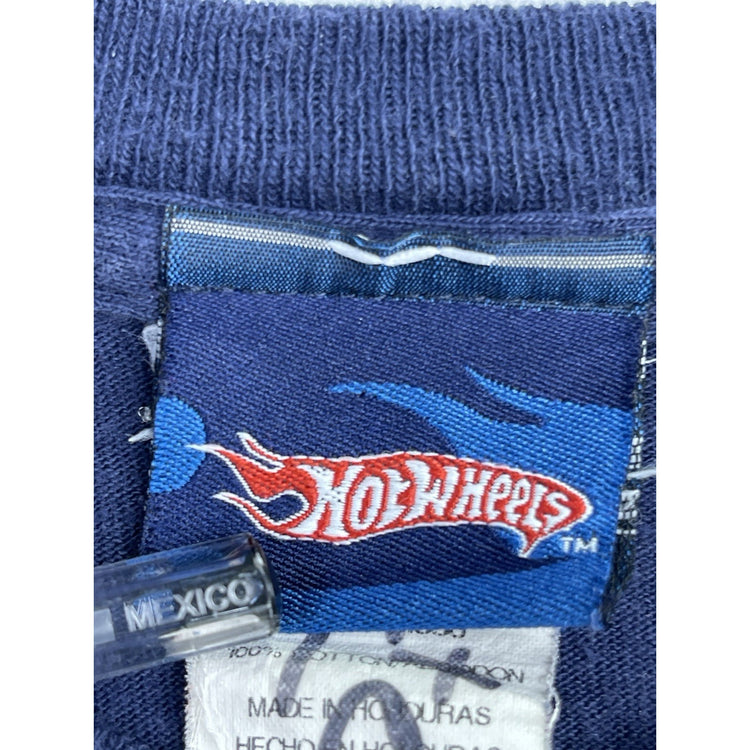 Hot Wheels 2008 Blue T-shirt Boys Large