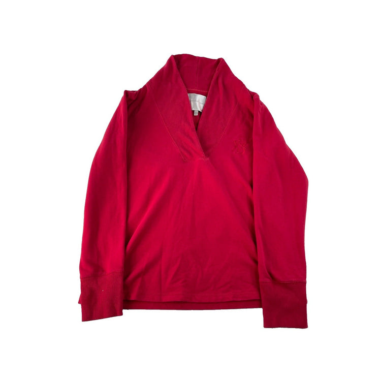 Womens Victorias Secret Deep V Red Blouse Size Medium