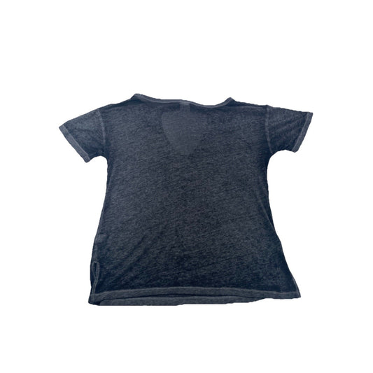 Womens Victoria Secret Faux V-neck Dark Gray T-Shirt Size XS