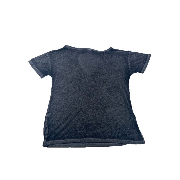 Womens Victoria Secret Faux V-neck Dark Gray T-Shirt Size XS