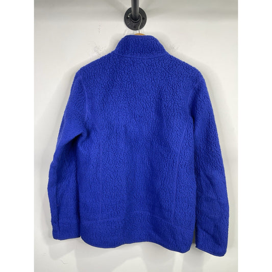 Mens Blue Patagonia Regular Fit Zipper Fleece Mens Size M