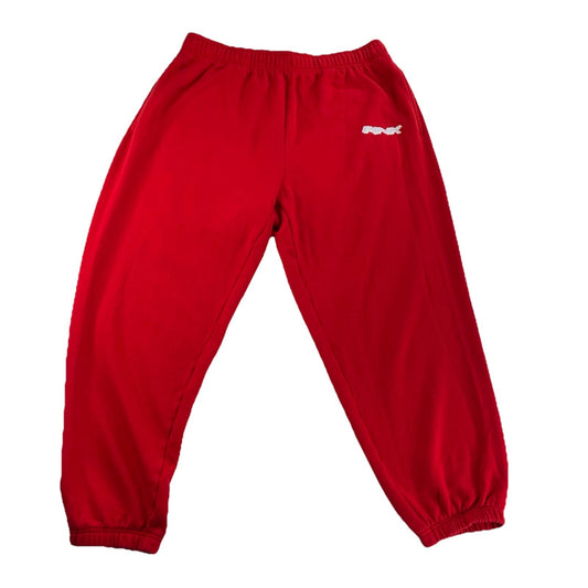 Womens Victoria’s Secret PINK Red Sweatpants Size XL