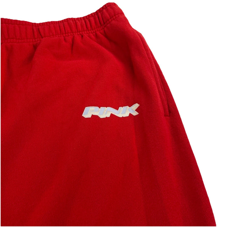 Womens Victoria’s Secret PINK Red Sweatpants Size XL