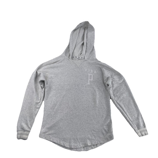 Womens Victoria Secret Light Gray Pullover Hoodie Size XS