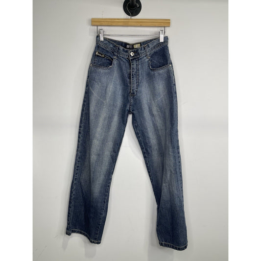 Men’s Vintage Y2K Southpole Dark Wash Denim Baggy Pants 20x31