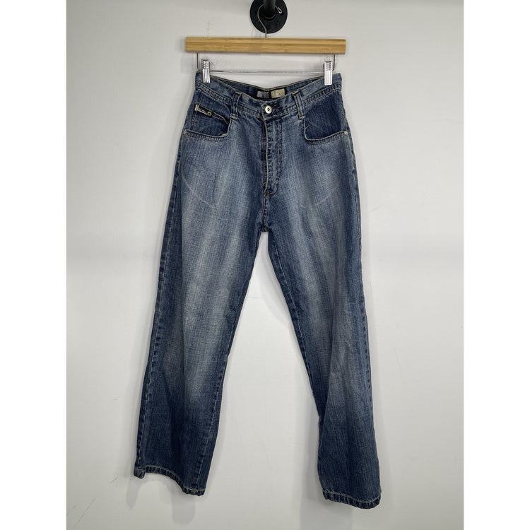 Men’s Vintage Y2K Southpole Dark Wash Denim Baggy Pants 20x31