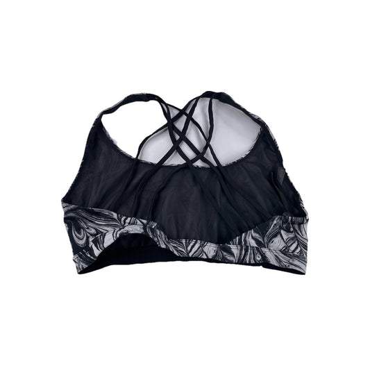 Womens Victoria’s Secret Victoria Sport Black & White Sports Bra Size Large