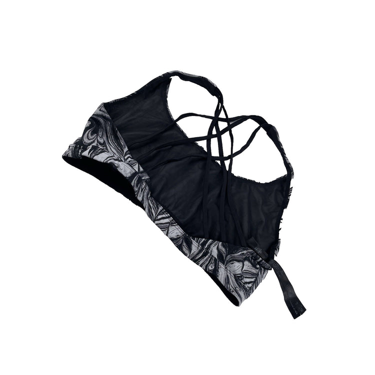 Womens Victoria’s Secret Victoria Sport Black & White Sports Bra Size Large
