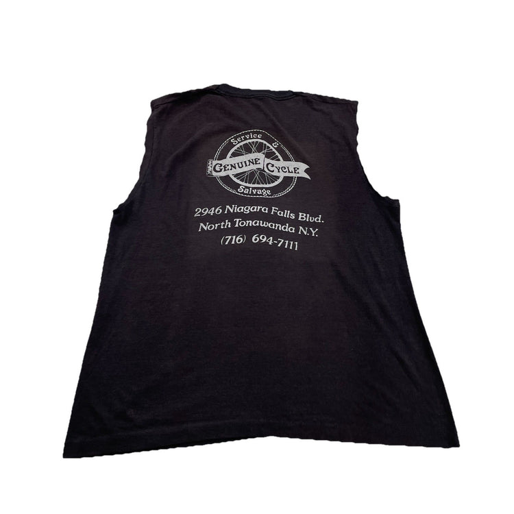 Men’s Sleeves Cutoff Pan Shovel Graphic Size L