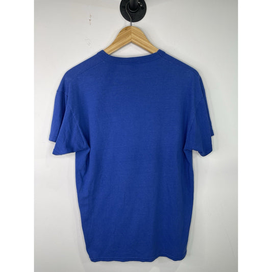 Vintage Russell Mens Texas Rangers Size Medium Blue T-shirt