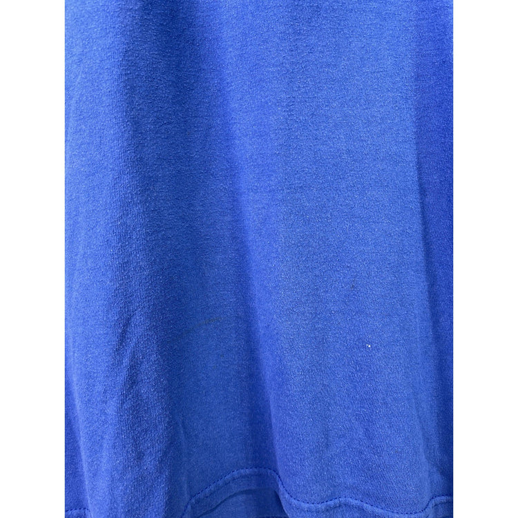 Vintage Russell Mens Texas Rangers Size Medium Blue T-shirt