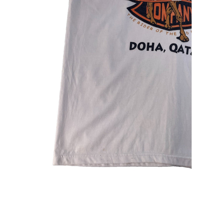 Mens Harley-Davidson Sleeveless Shirt Doha Qatar Camel Desert Graphic Size 2xl
