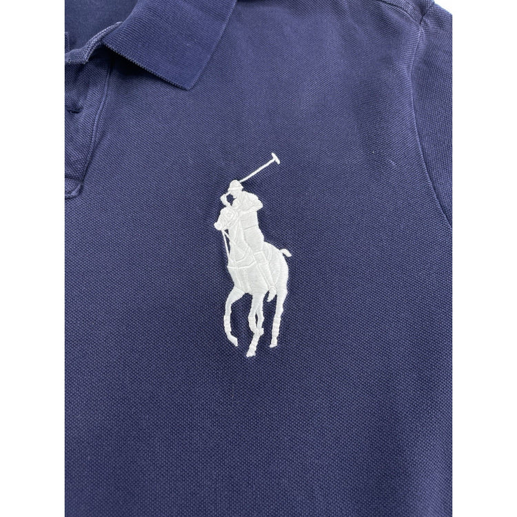 Mens Polo Ralph Lauren Size 2XL Navy Blue Collared Shirt