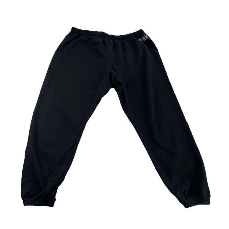 Womens Victoria’s Secret PINK Black Sweatpants Size Large