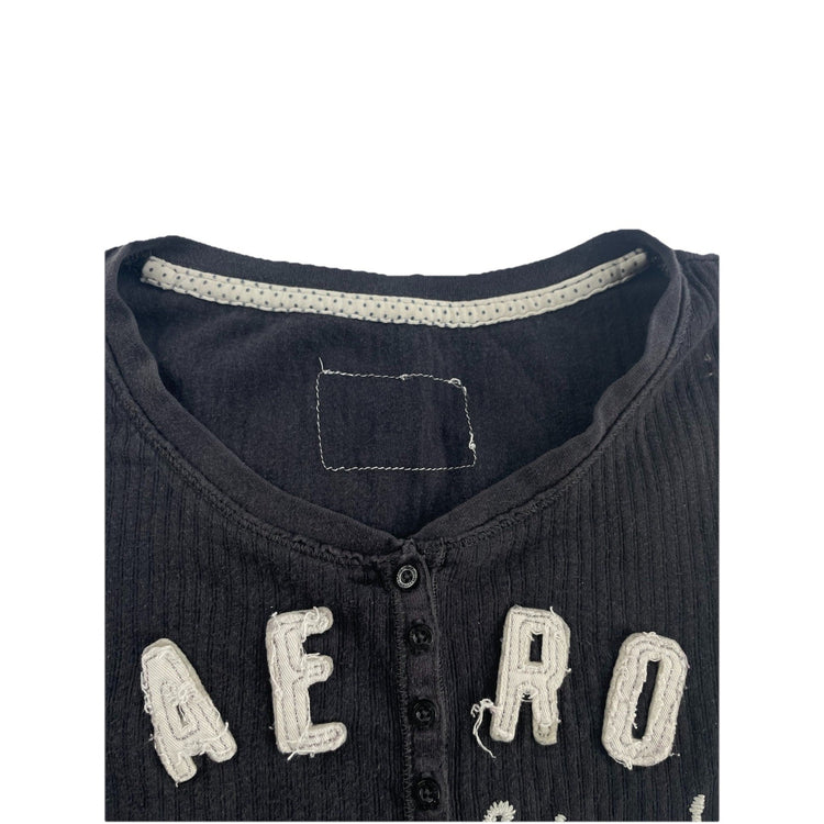 Henley Aero New York 87 Gray Women's Small
